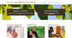Desktop Screenshot of gardenofdreamspreschool.org